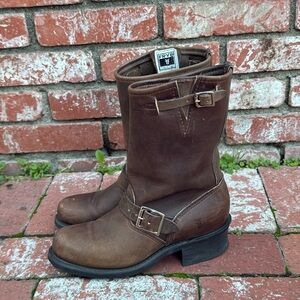 Frye engineer Buckle Boots